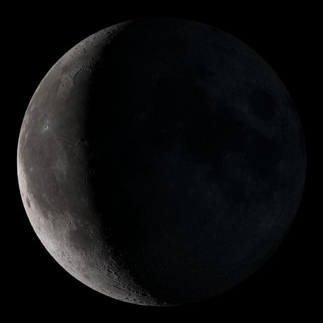 Phase de la Lune : Dernier croissant